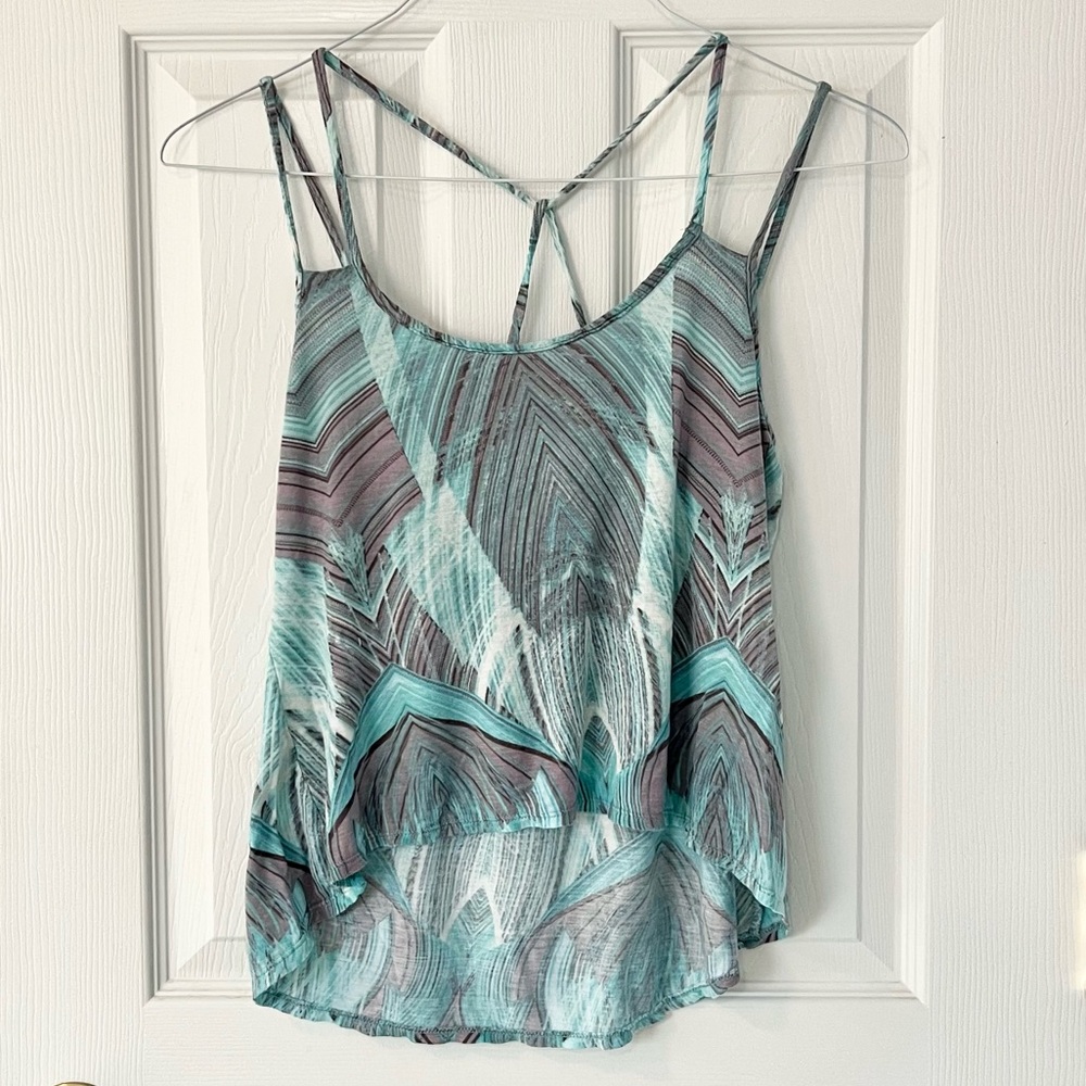 Threads Blue and Purple Tank Top